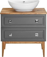 ASB-Woodline Тумба под раковину Каталина 80 grey